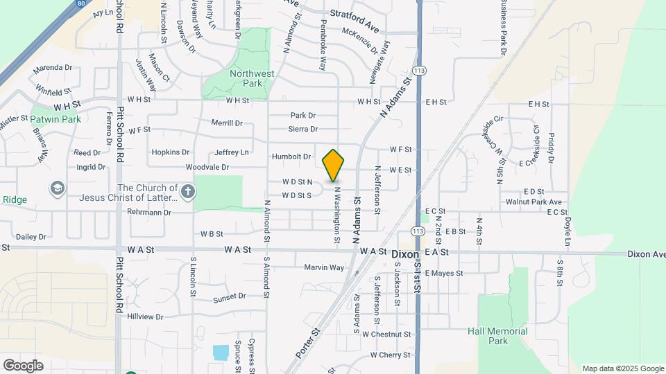 409 N Washington St Map and Location Details