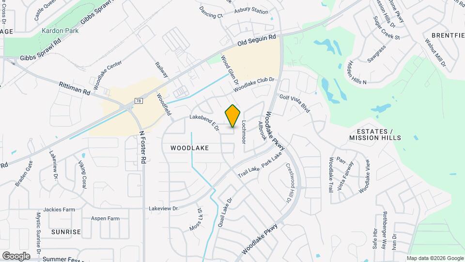 6919 Moon Lake Dr Map and Location Details