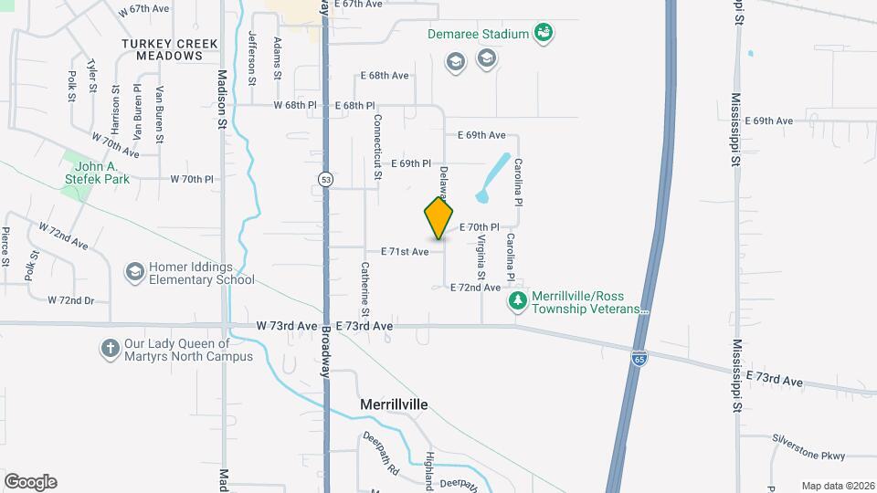 7080 Delaware St Map and Location Details