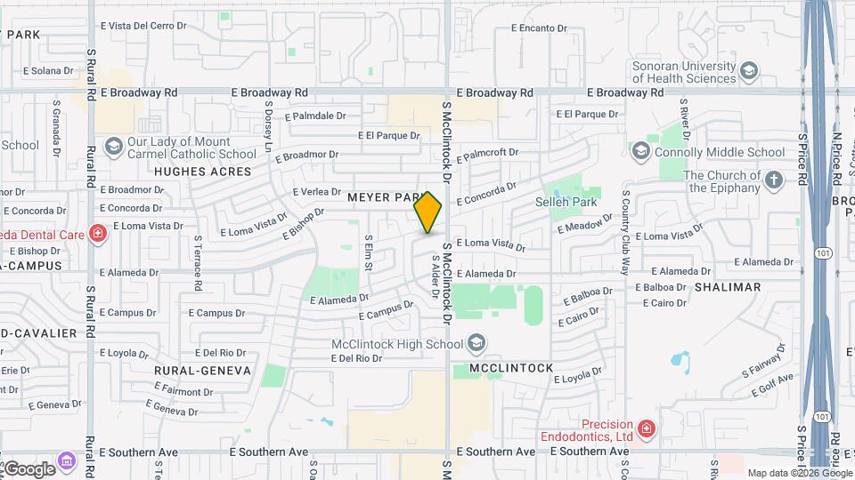 1723 E Gaylon Dr Map and Location Details