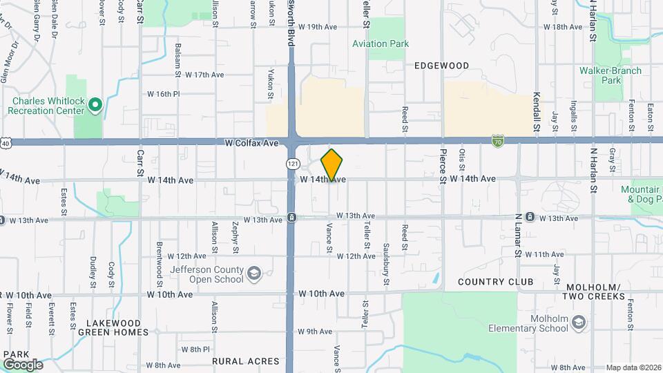 1362 Vance St Map and Location Details