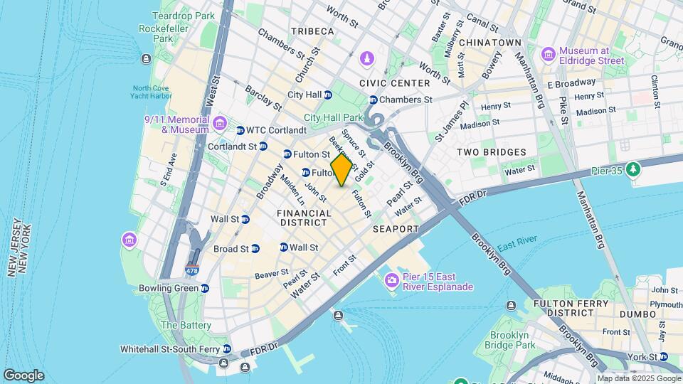 88 Fulton St Mapa y Detalles de la Ubicación