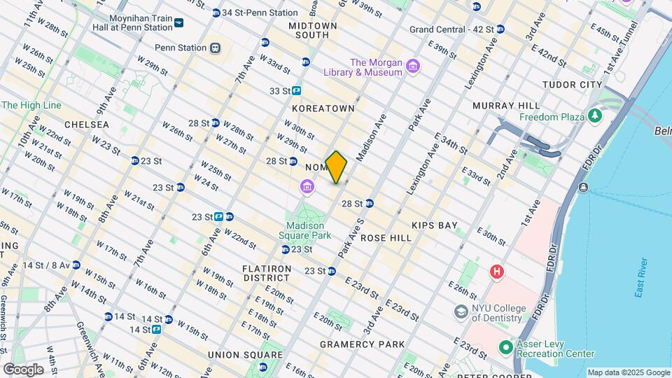 76 Madison Ave Map and Location Details