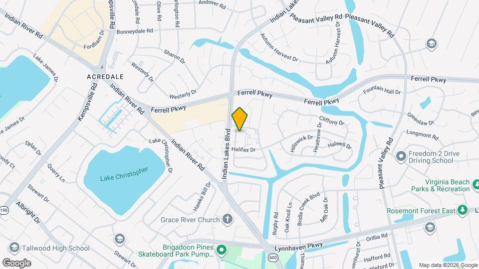 1420 Deerpond Ln Map and Location Details