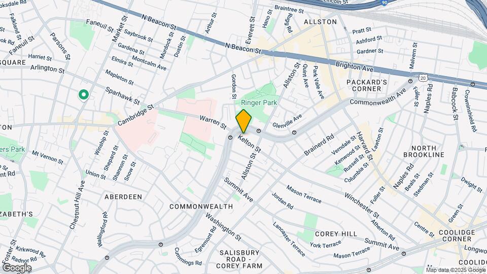152 Kelton St, Unit 2 Map and Location Details