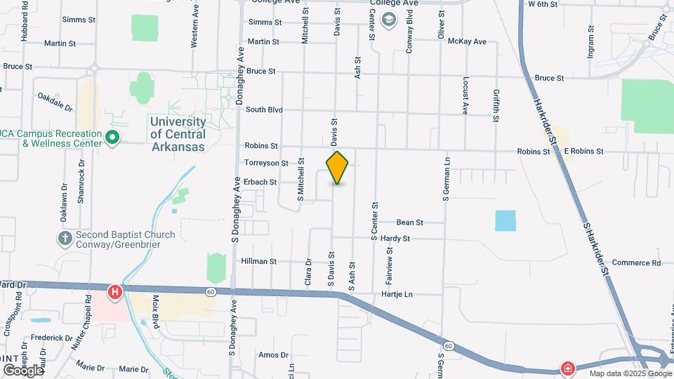 340 S Davis St Map and Location Details