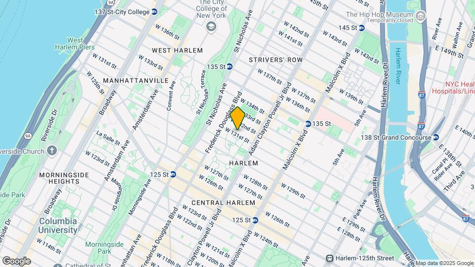 237 W 131st St Map and Location Details