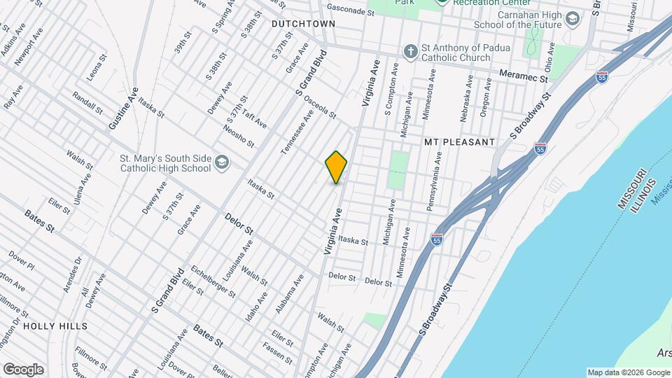 4642 Idaho Ave Map and Location Details