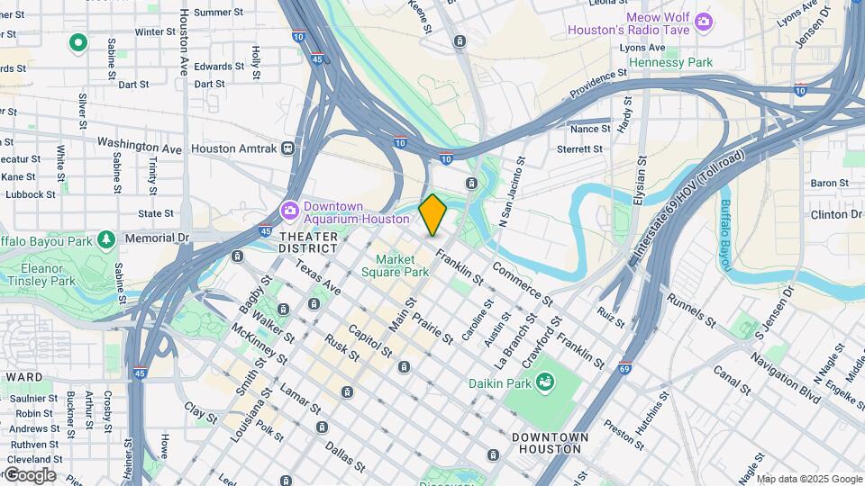 Bayou Lofts Mapa y Detalles de la Ubicación