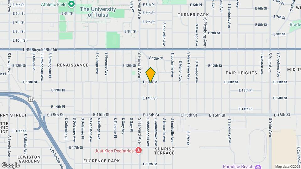 1307 S Indianapolis Ave Map and Location Details