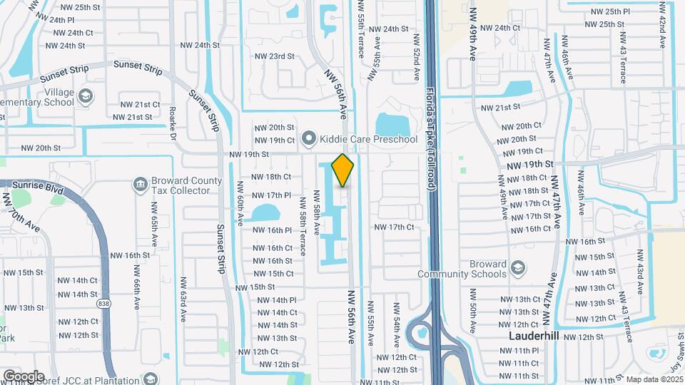 5609 NW 18th St Map and Location Details