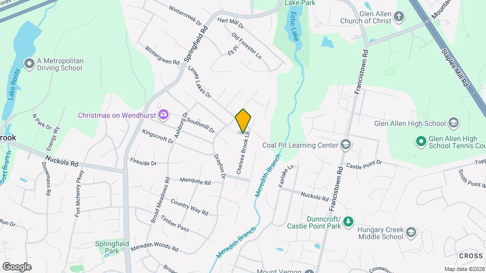 5153 Chelsea Brook Ln Map and Location Details