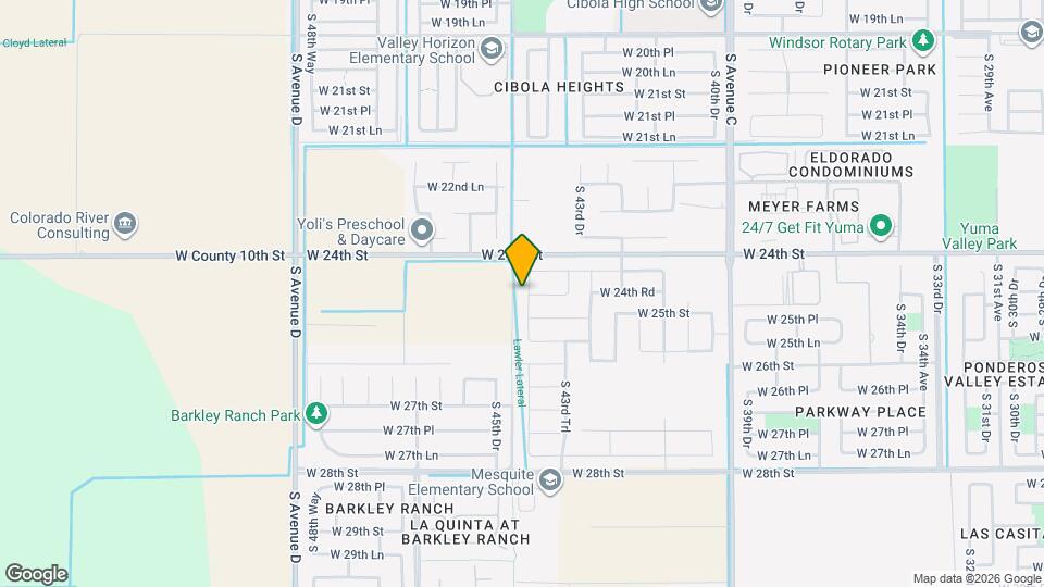 2488 S 44th Trl Map and Location Details