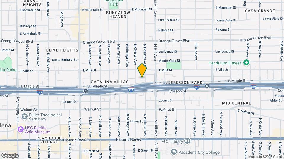 415 N Holliston Ave Mapa y Detalles de la Ubicación