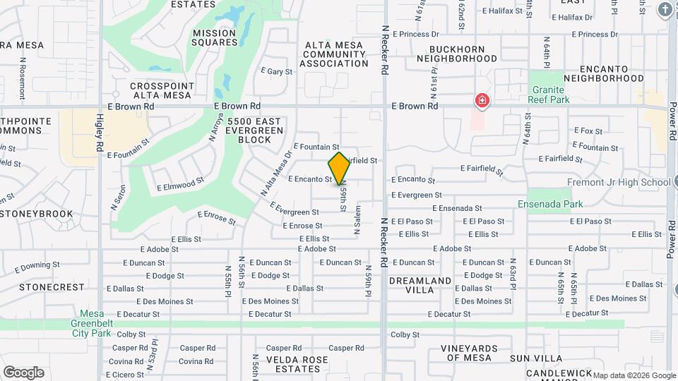 946 N 59th St Map and Location Details