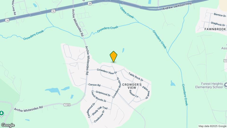 900 Crowders Woods Dr Map and Location Details