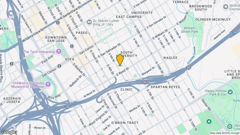 554-556 S 5th St Map and Location Details