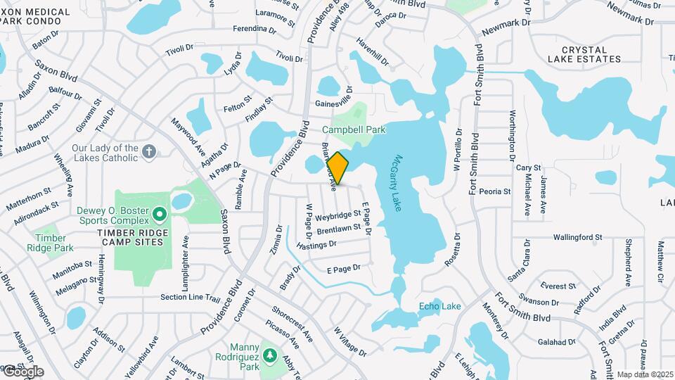 1197 Briarwood Ave Map and Location Details