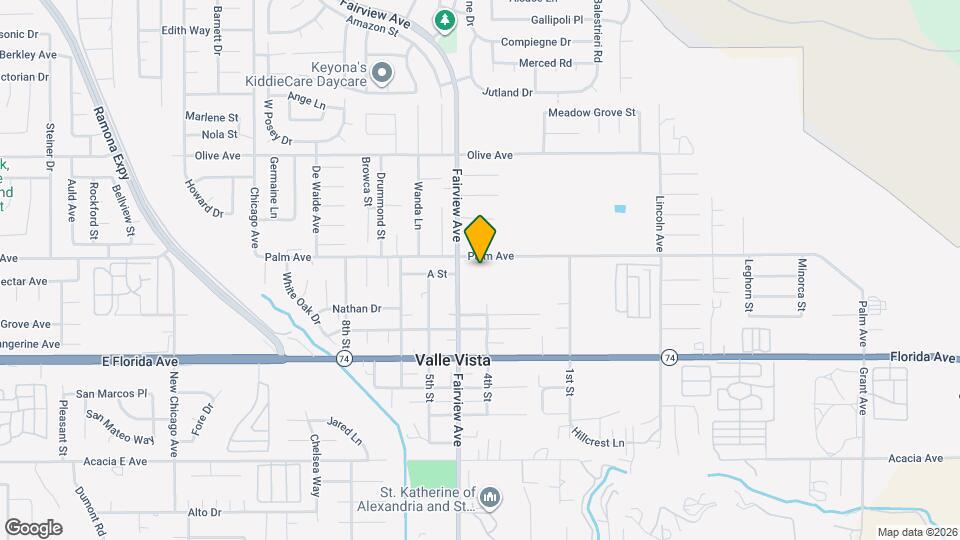 44085 Palm Ave Mapa y Detalles de la Ubicación
