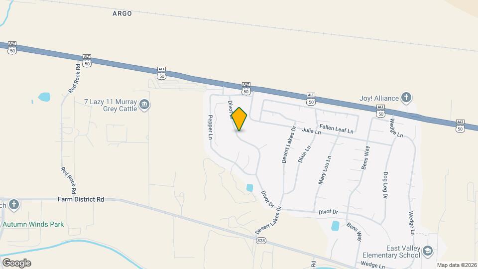 726 Divot Dr Map and Location Details