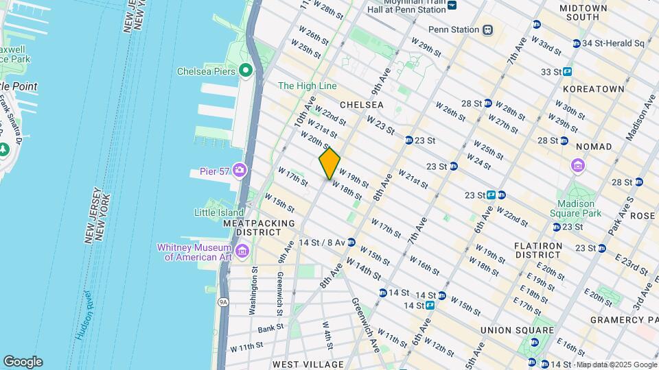 364 W 18th St-Unit -4-B Map and Location Details