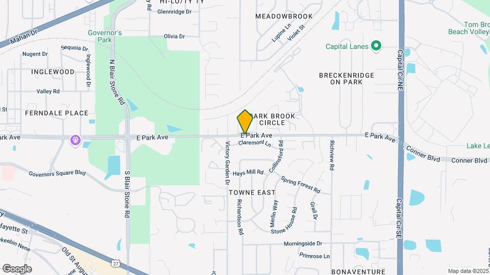 2188 Claremont Ln Mapa y Detalles de la Ubicación