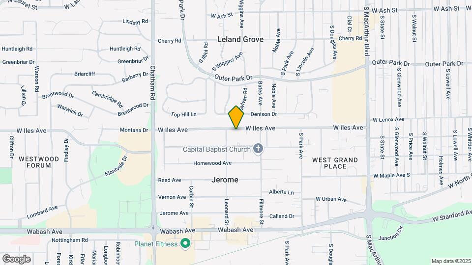 1530 W Iles Ave Map and Location Details
