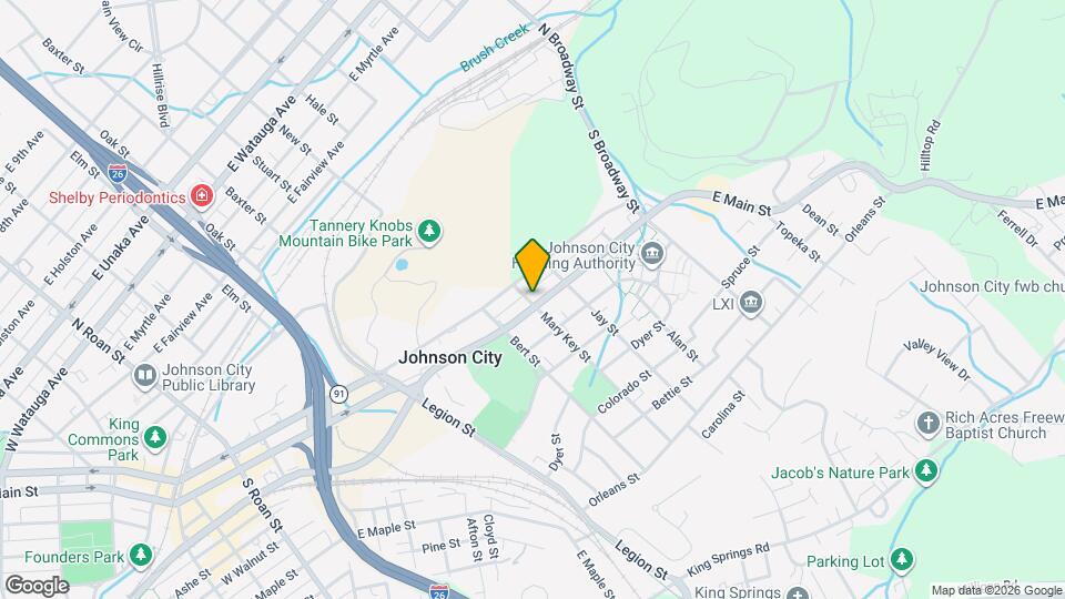 1001 E Main St Map and Location Details