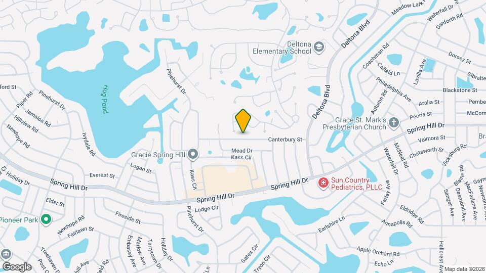 7419 Canterbury St Map and Location Details