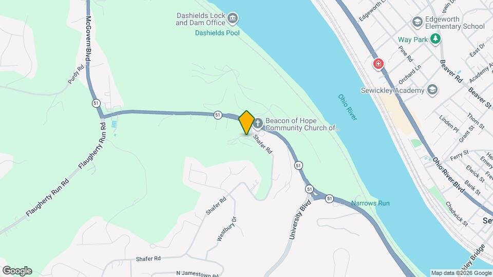 711 Newton Square Dr Map and Location Details