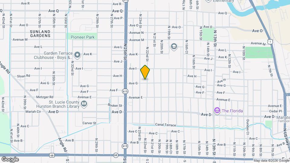 2204 Ave G Map and Location Details