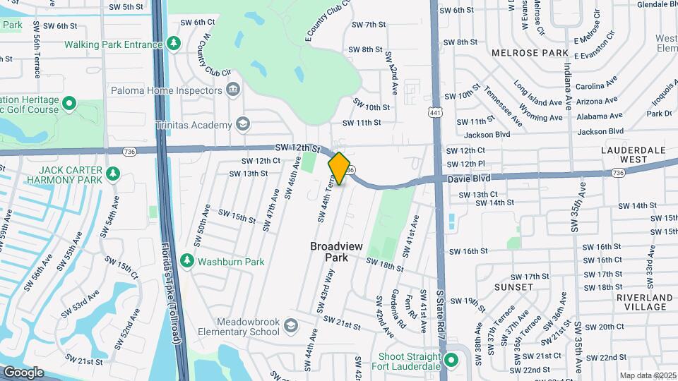 1333 SW 44th Ave Map and Location Details