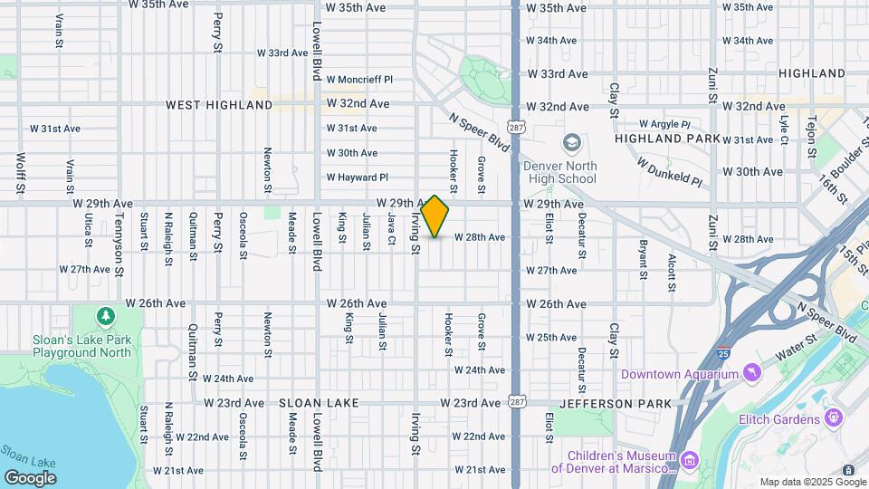 2763 Hooker St Map and Location Details