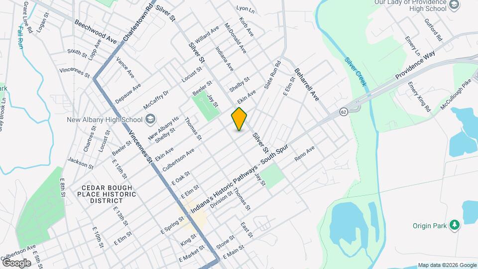 2015 E Oak St Map and Location Details