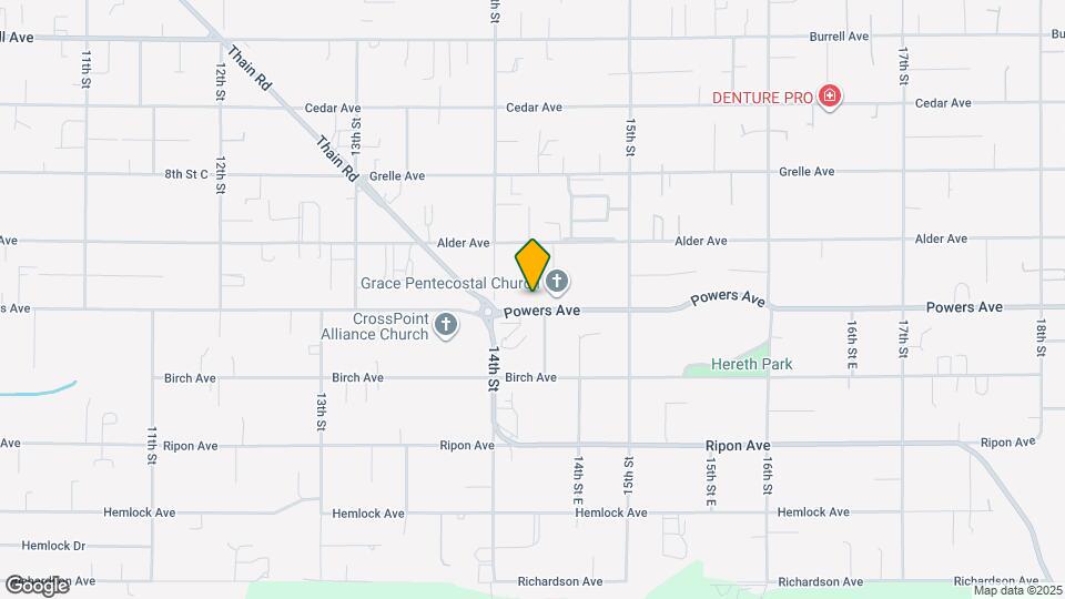 1411 Powers Ave Map and Location Details