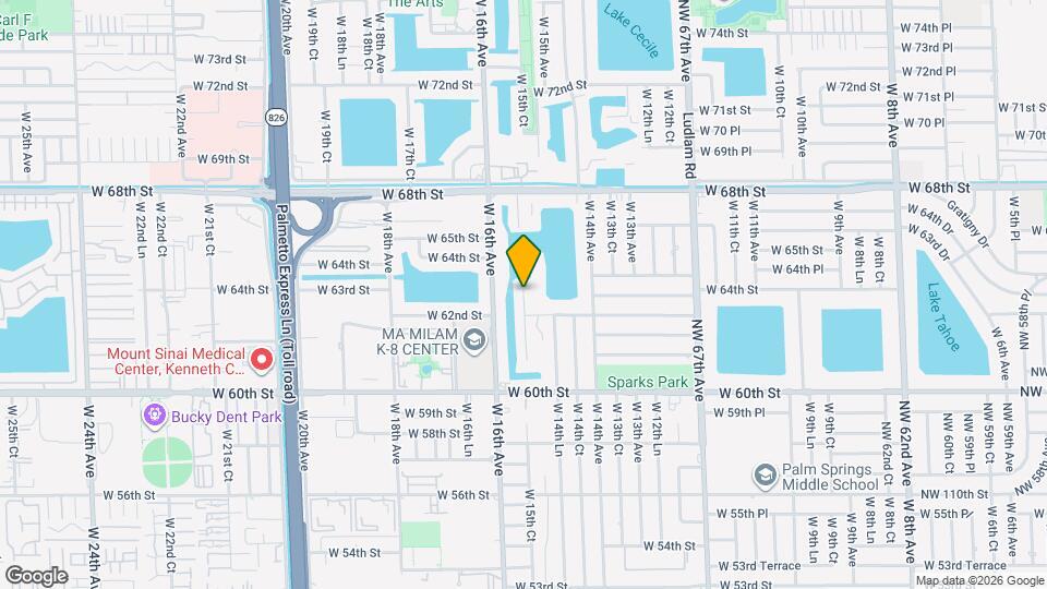 6287 W 15th Ct Map and Location Details