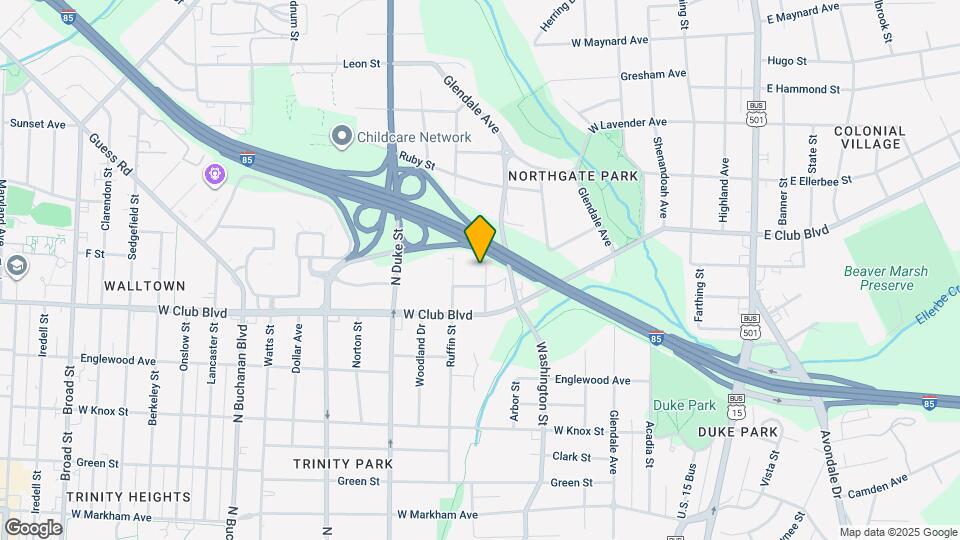 1613 Dexter St, Unit 1 Map and Location Details