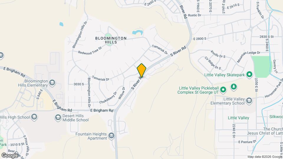 3104 S Relic Ridge Dr Map and Location Details