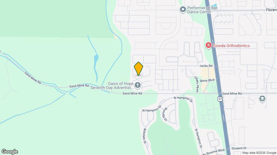 402 Orchid Dr Map and Location Details