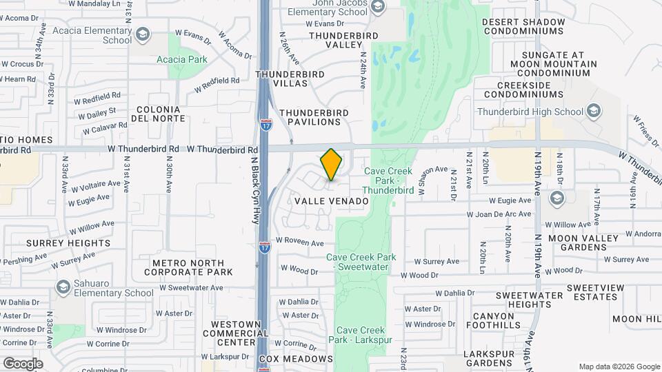 13403 N 24th Ln Mapa y Detalles de la Ubicación