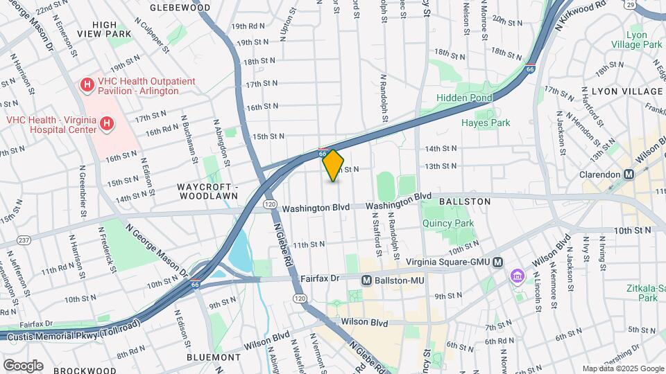 1226 N Taylor St Map and Location Details