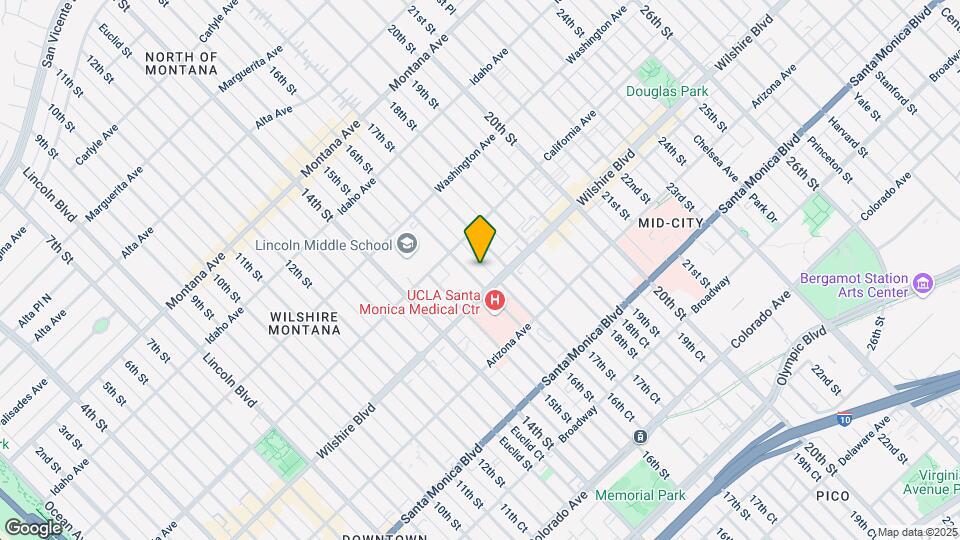 1139 16th St Mapa y Detalles de la Ubicación