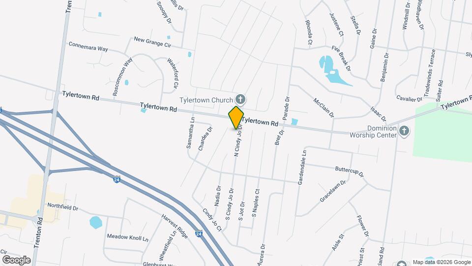 3784 Cindy Jo Dr N Mapa y Detalles de la Ubicación