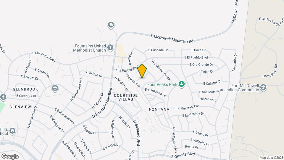 16927 E Sabinas Dr Mapa y Detalles de la Ubicación