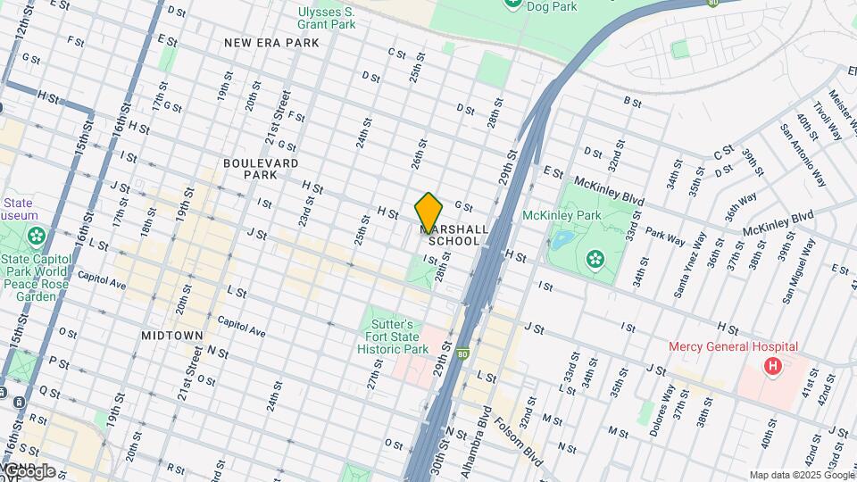 815 27th St Map and Location Details