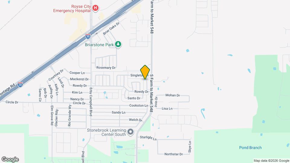 1517 Brandon Dr Mapa y Detalles de la Ubicación