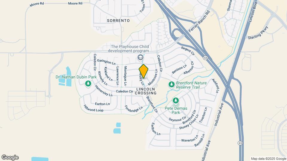1099 Chesley Ln Map and Location Details