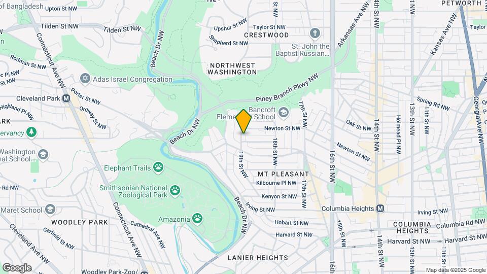 3307 19th St NW Map and Location Details