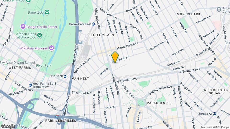 1651 Hunt Ave Mapa y Detalles de la Ubicación
