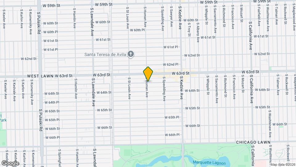 3357-3359 W 63rd Pl, Unit 3359-2F Mapa y Detalles de la Ubicación